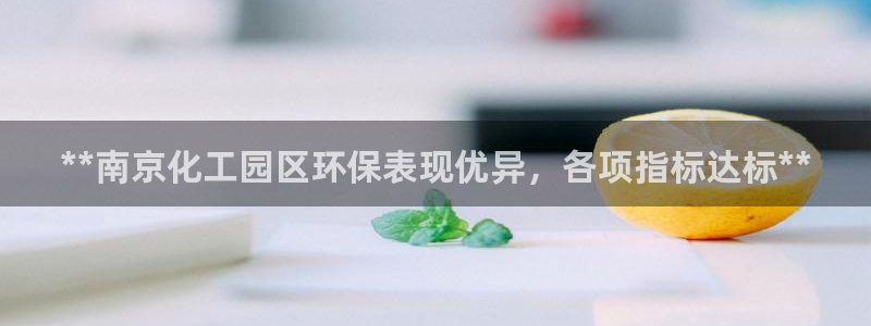官方网站下载亿万人生：**南京化工园区环保表现优异，各项指标达标**