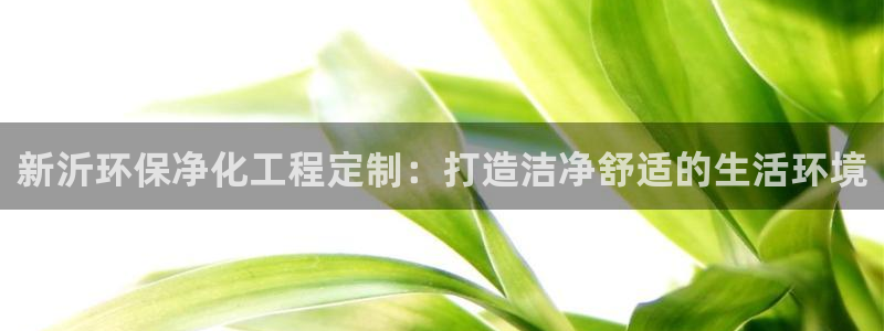 亿万集团：新沂环保净化工程定制：打造洁净舒适的生活环境