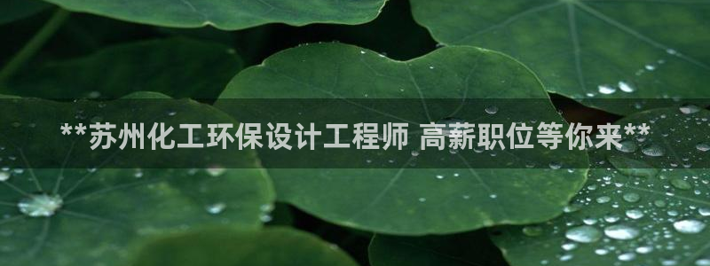 亿万先生客户端官网：**苏州化工环保设计工程师 高薪职位等你来**