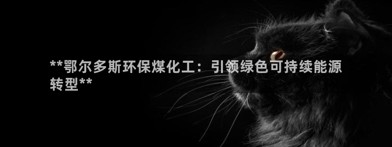 亿万先生手机版入口在哪看：**鄂尔多斯环保煤化工：引领绿色可持续能源
转型**