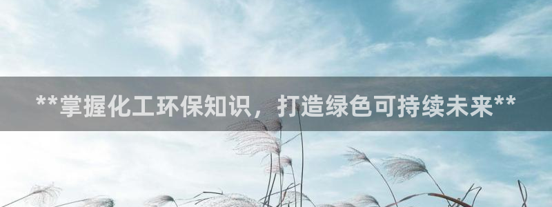 亿万先生合并网址是什么：**掌握化工环保知识，打造绿色可持续未来**